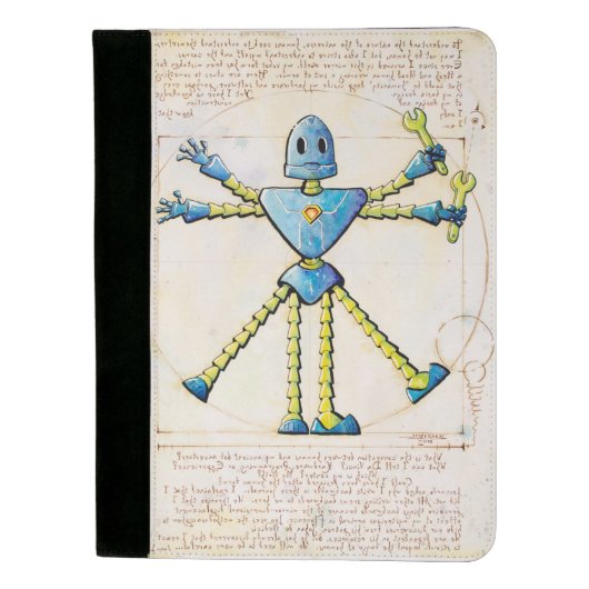 Vitruvian Robot Padfolio (Front)