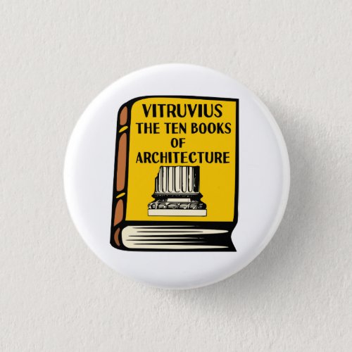 Vitruvius Ten Books of Architecture Book Button