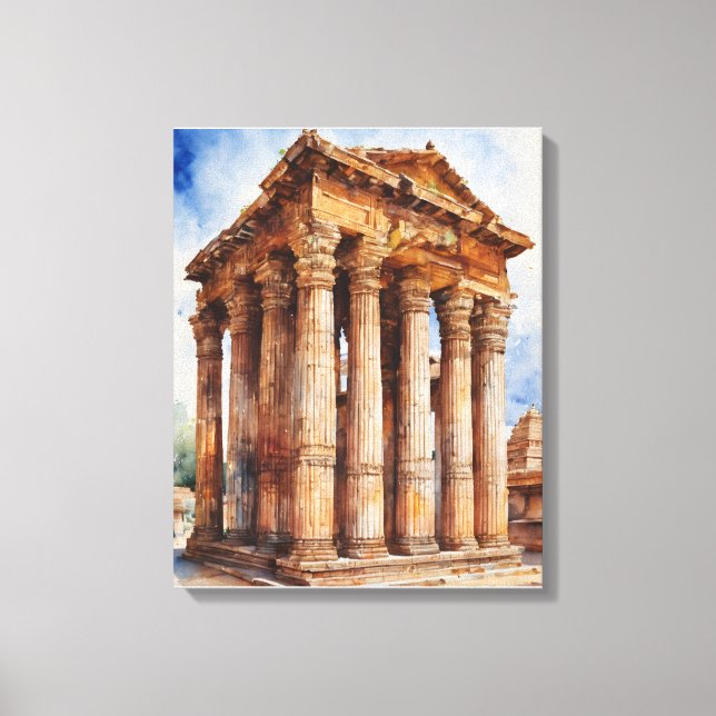 Vittala Temple of Musical Pillars I Canvas Print (Front)