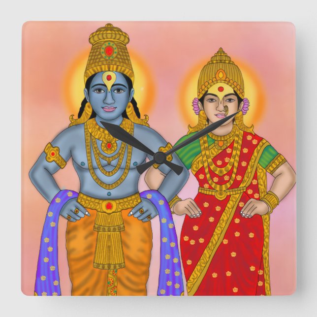 Vitthal Rukmini Clock (Front)