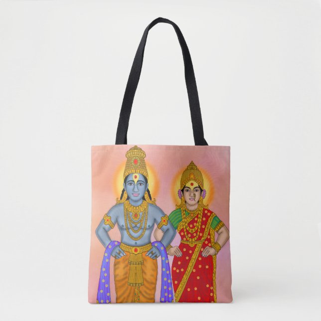 Vitthal Rukmini Tote Bag (Front)