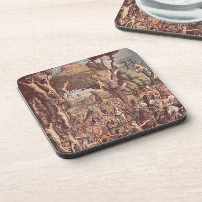 Vittore Carpaccio  The Crucifixion Martyrs Beverage Coaster