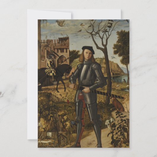 Vittore Carpaccio - Young Knight in a Landscape (Front)