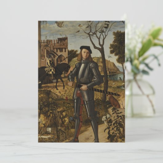 Vittore Carpaccio - Young Knight in a Landscape (Standing Front)