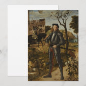 Vittore Carpaccio - Young Knight in a Landscape (Front/Back)