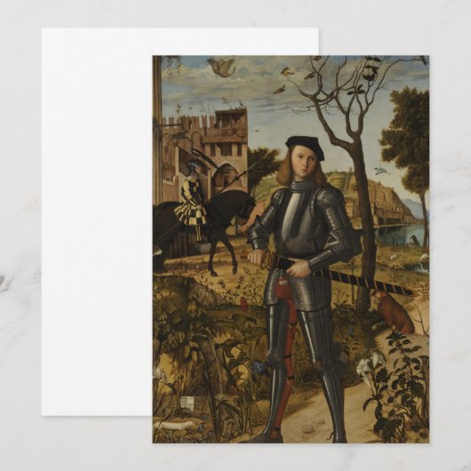 Vittore Carpaccio - Young Knight in a Landscape (Front/Back)