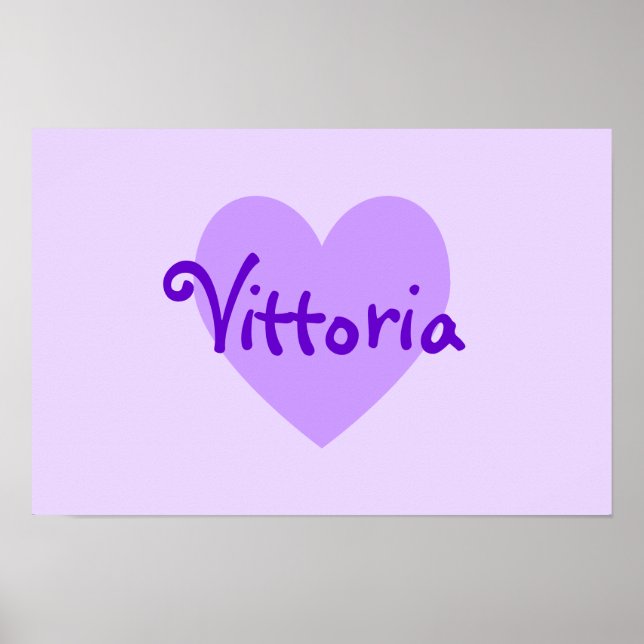 Vittoria in Purple Poster (Front)