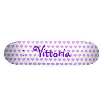 Vittoria In Purple Skateboard by purplestuff at Zazzle