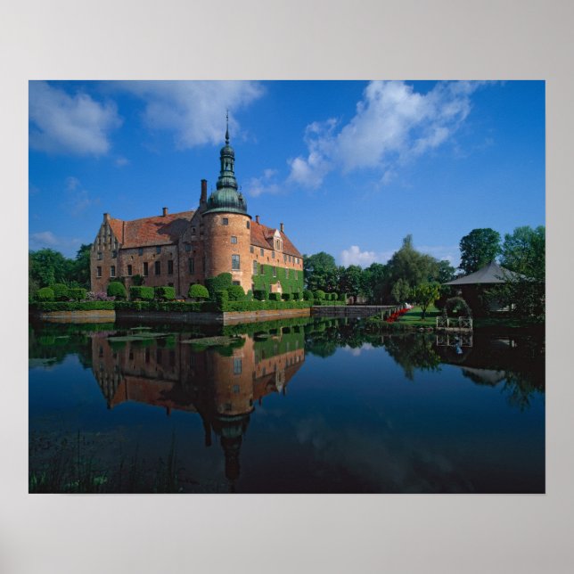 Vittskovle Castle, Skane, Sweden Poster (Front)
