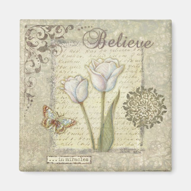 VIV22 Word 3 Believe.tif Magnet (Front)