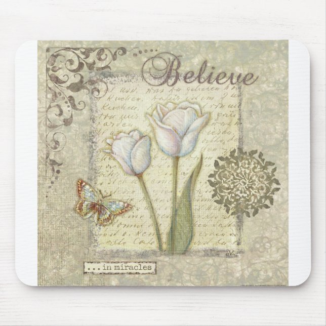VIV22 Word 3 Believe.tif Mouse Pad (Front)