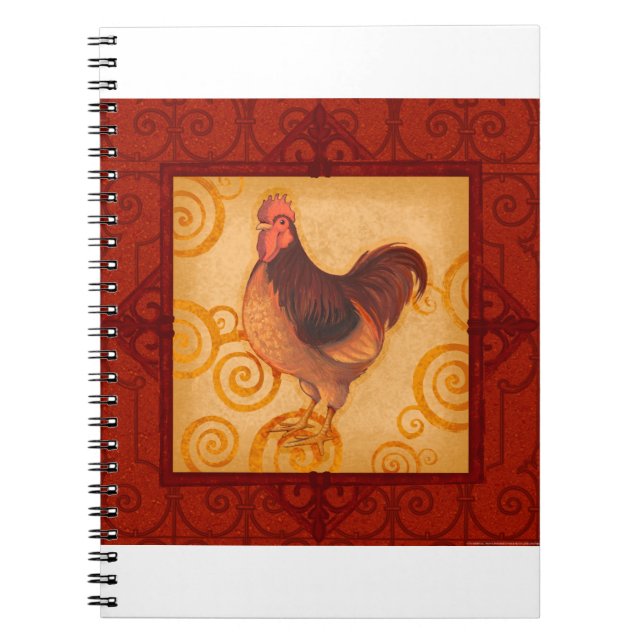 VIV55 Rooster 3.tif Notebook (Front)