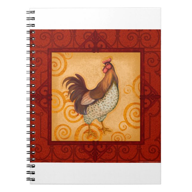 VIV56 Rooster 4.tif Notebook (Front)
