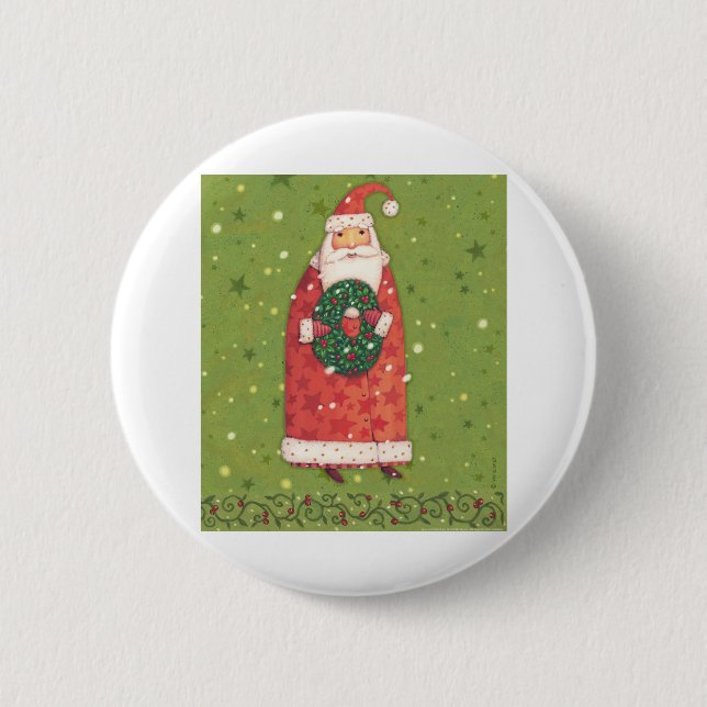 VIV77 Green Santa.tif Button (Front)
