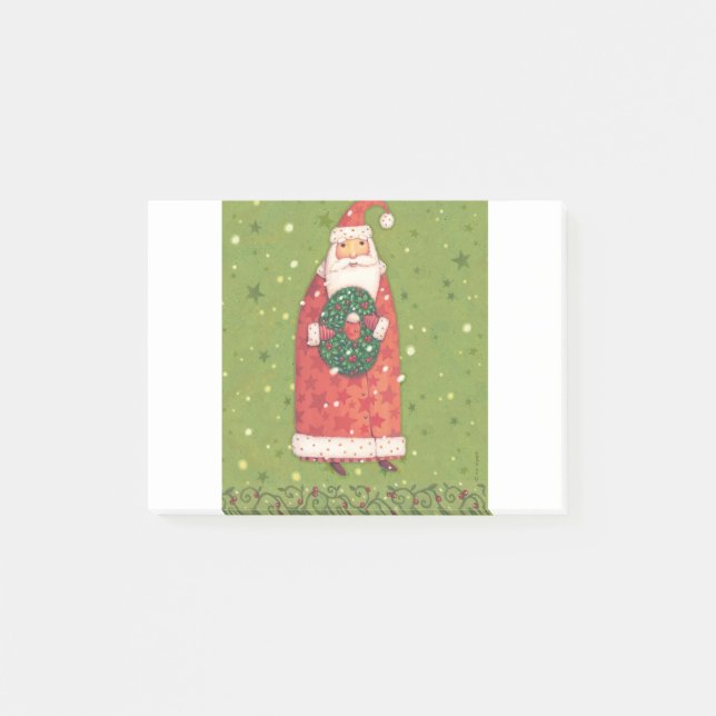 VIV77 Green Santa.tif Post-it Notes (Front)