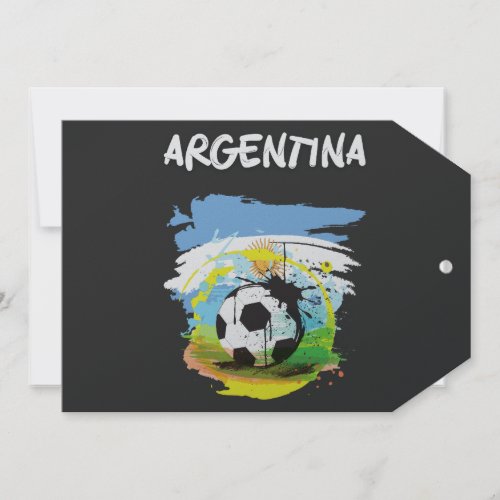 VIVA Argentina World Cup 2022 Messi Maradona  Invitation