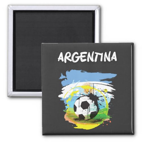 VIVA Argentina World Cup 2022 Messi Maradona  Magnet