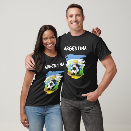 VIVA Argentina World Cup 2022 Messi Maradona T_Shirt