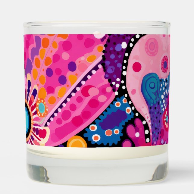 Viva Bloom Scented Jar Candle (Front)