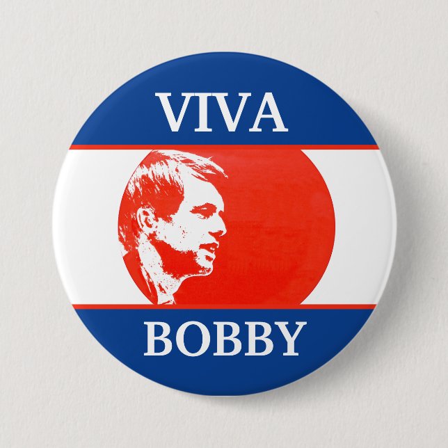 Viva Bobby Kennedy Button (Front)