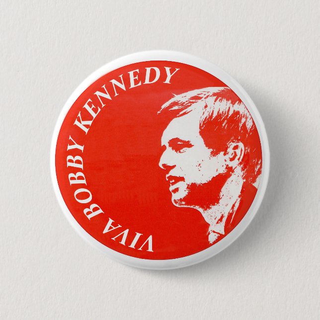 Viva Bobby Kennedy Button (Front)
