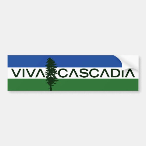 Viva Cascadia bumper sticker