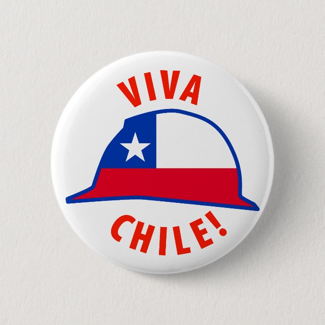 Viva Chile! Pinback Button (Front)