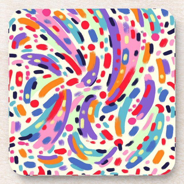Viva Colors! Beverage Coaster (Front)