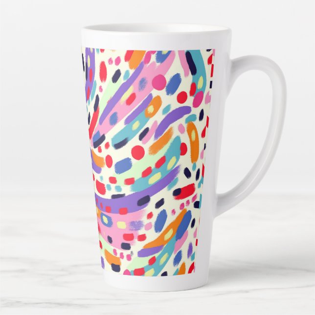 Viva Colors! Latte Mug (Right)