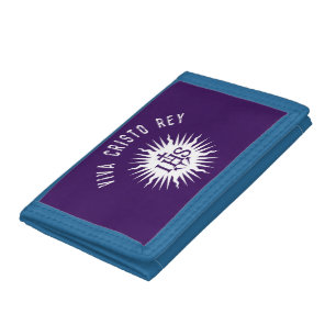 Viva Cristo Rey Catholic Cristeros Gift Trifold Wallet