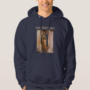 Viva Cristo Rey Catholic Cristeros Hoodie