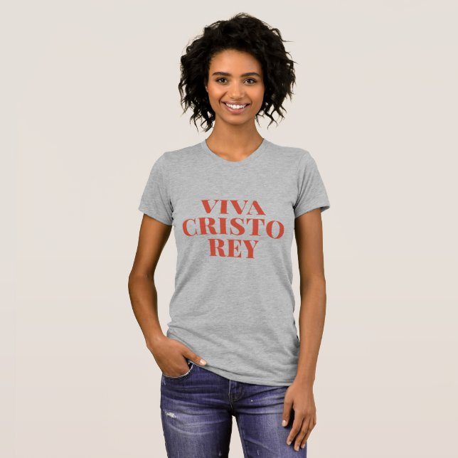 Viva Cristo Rey Graphic T-Shirt (Front Full)