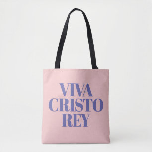 Viva Cristo Rey Graphic Tote Bag