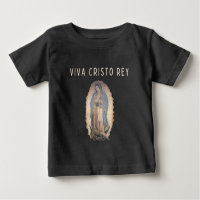 Viva Cristo Rey Our Lady Guadalupe Kids Tee