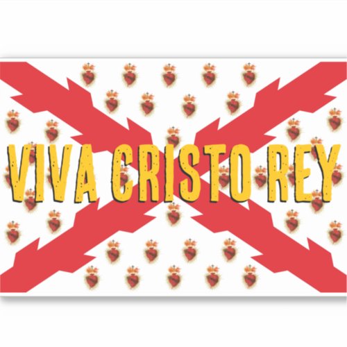 VIVA CRISTO REY STICKER