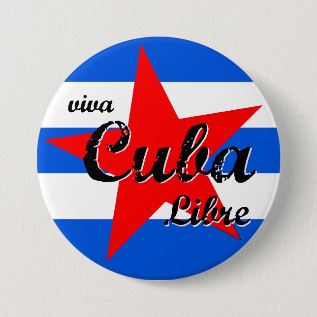 Viva Cuba Libre Button (Front)