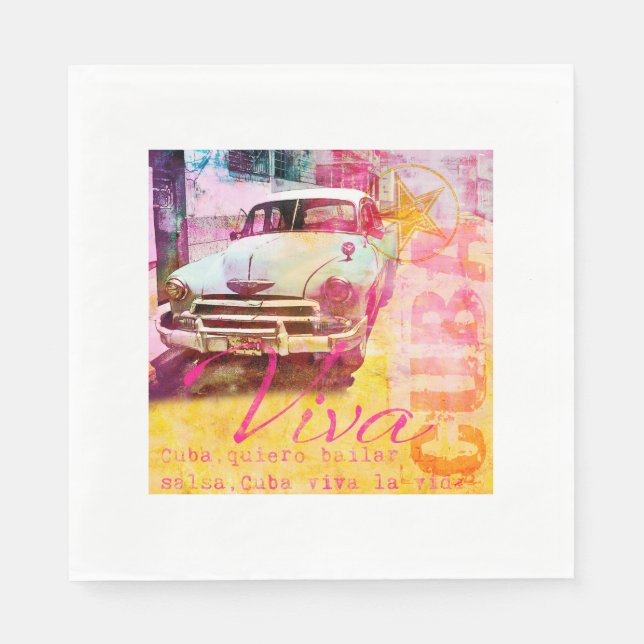 Viva Cuba Napkins (Front)