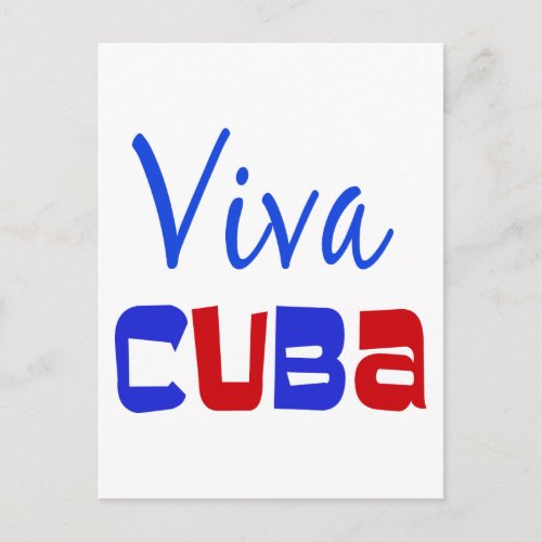 Viva Cuba Postcard