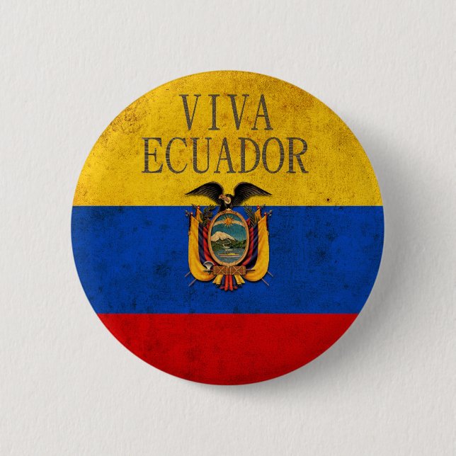 Viva Ecuador Button (Front)