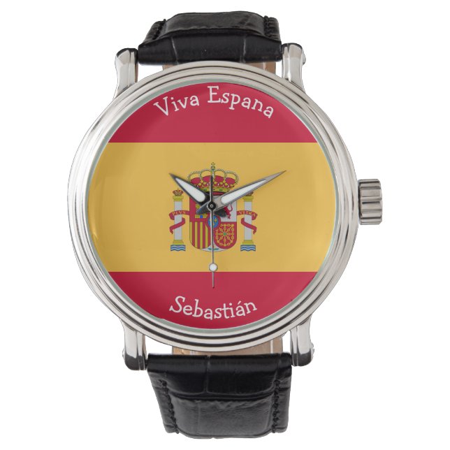 Viva Espana Flag graphic Watch (Front)