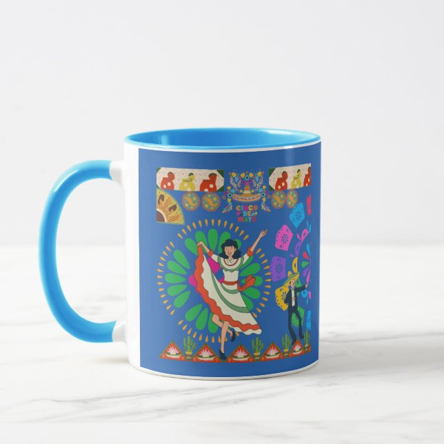 Viva Fiesta Dreams blue Mug (Left)