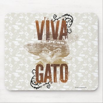 Viva Gato 2 Mouse Pad by pussinboots at Zazzle