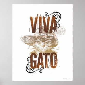 Viva Gato 2 Poster by pussinboots at Zazzle