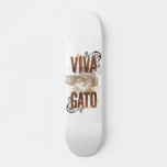Viva Gato 2 Skateboard at Zazzle