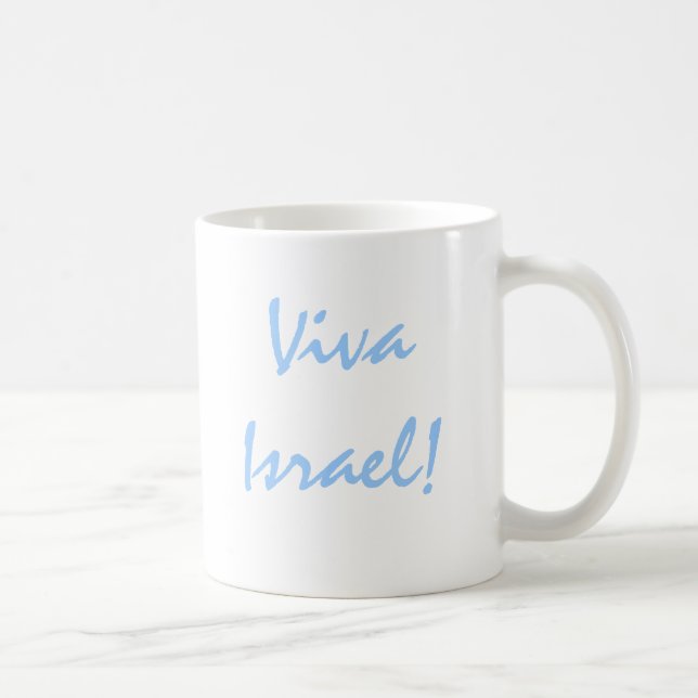 Viva Israel! Pro Israel Coffee Mug (Right)