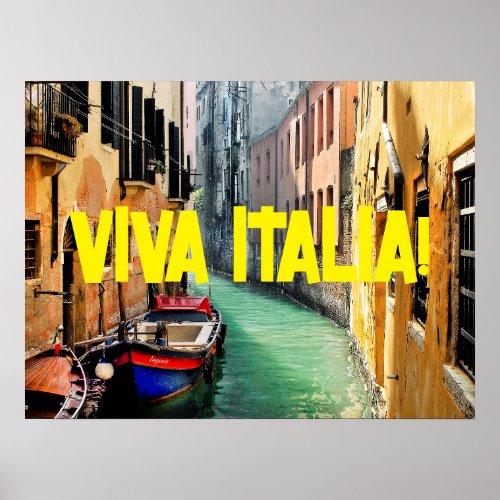 VIVA ITALIA Poster