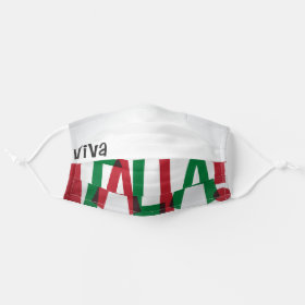 Viva Italia Tricolori Italian Cloth Face Mask