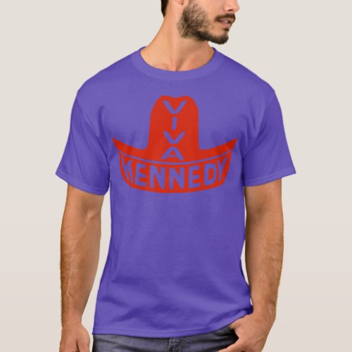 Viva Kennedy John F Kennedy Vintage Political Camp T_Shirt