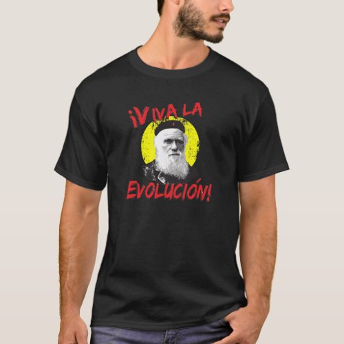 Viva La Evolucion Darwin Mens Shirt