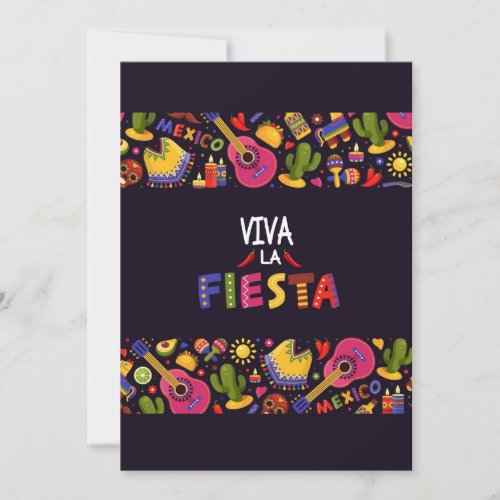 Viva la Fiesta Cinco de Mayo Party Invitation